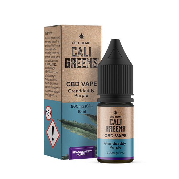 Cali Greens 600mg CBD Vape E-liquid - 10ml - Shop Now At The CBD Hut 