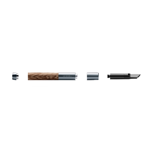 Stylo vape en ardoise et noyer Vessel Craftsman