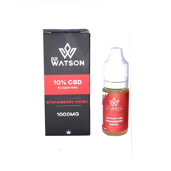 Dr Watson 1000mg Full Spectrum CBD E-liquid 10ml (BUY 1 GET 1 FREE) - Shop Now At The CBD Hut 