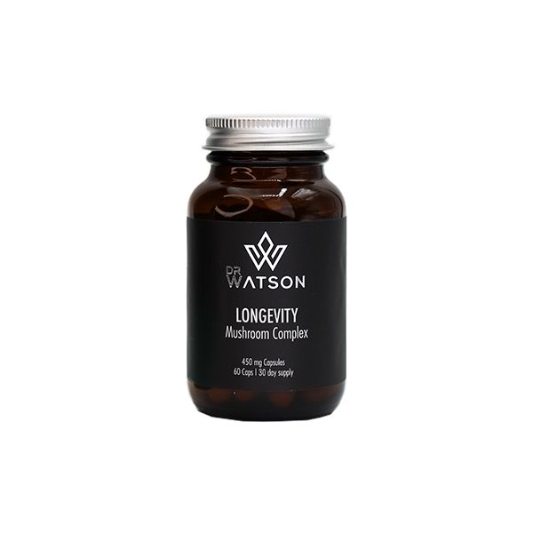 Dr Watson Longevity Mushroom Complex Capsules 60 Caps