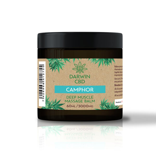 Bálsamo de masaje con alcanfor y CBD Darwin CBD 3000 mg - 60 ml