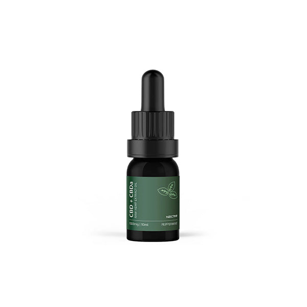 Nectar Menthe Poivrée 10% 1000mg Huile de CBD à Spectre Complet - 10ml