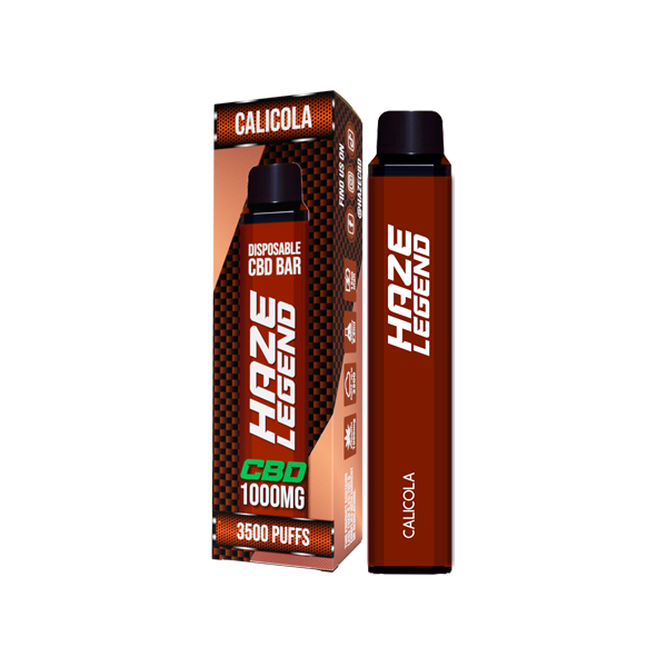 Haze Legend 1000mg CBD Disposable Vape - 3500 Puffs