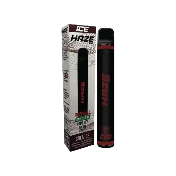 Haze Bar Ice 300mg CBD Vape Dispositif Jetable 600 Puffs