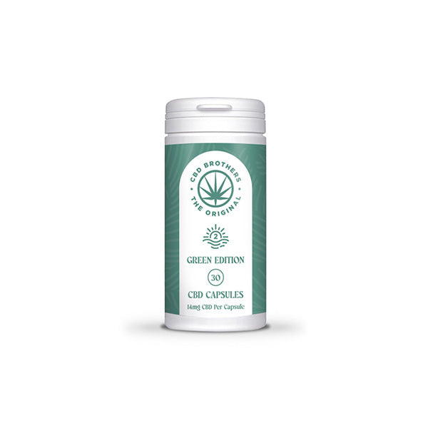 CBD Brothers Green Edition 420mg CBD/CBDA Cápsulas Veganas - 30 Cápsulas