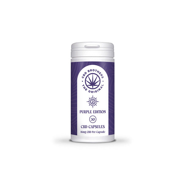 CBD Brothers Purple Edition 480mg CBD/CBDA Capsules - 30 Caps