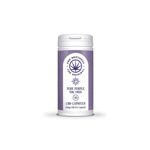 CBD Brothers Pure Purple 750mg CBD Capsules - 30 Caps