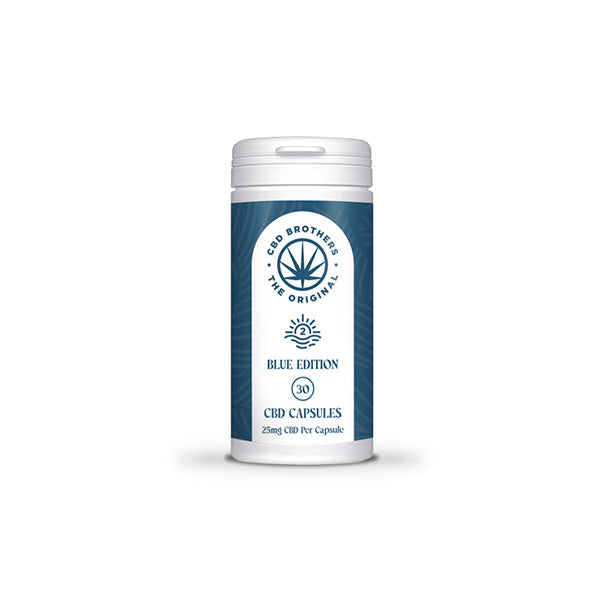 CBD Brothers Blue Edition 750mg CBD/CBDA Capsules - 30 Caps