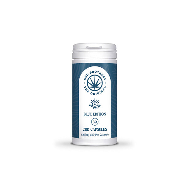 CBD Brothers Blue Edition 1875mg CBD/CBDA Capsules - 30 Caps