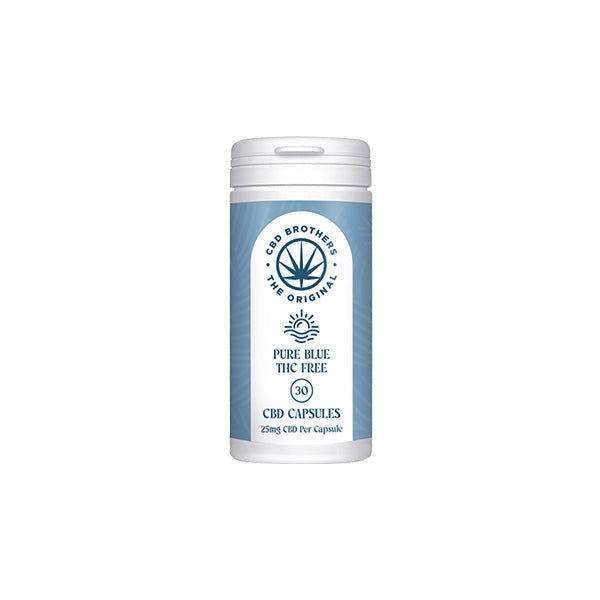 CBD Brothers Pure Blue 750mg Cápsulas Veganas de CBD - 30 Cápsulas