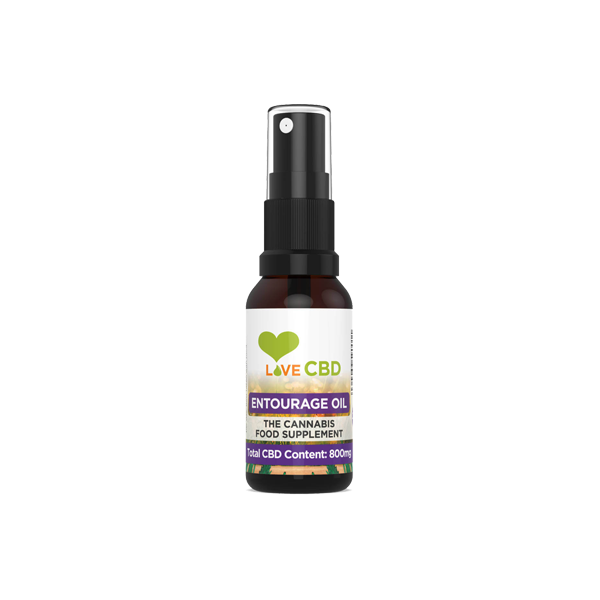 Love CBD Entourage 800mg CBD Oil Spray - 20ml