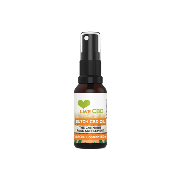 Love CBD 150 mg Spray de aceite de CBD holandés - 20 ml