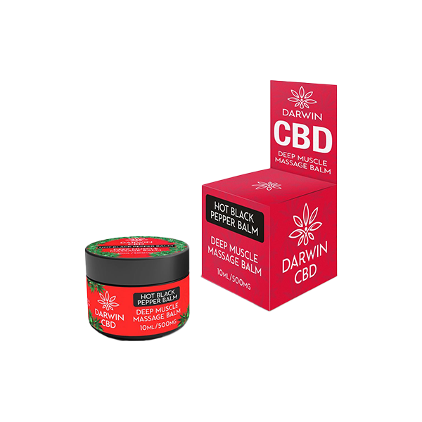 Bálsamo de pimienta negra picante Darwin CBD 500 mg - 10 ml