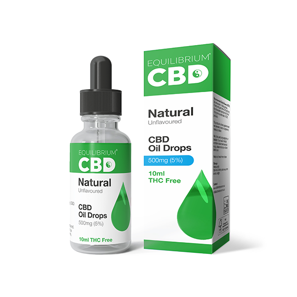 500 mg d'huile de CBD Equilibrium 10 ml – Arôme naturel