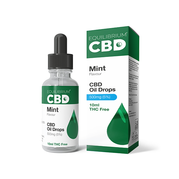 Equilibrium Mint Flavour 500mg CBD Oil - 10ml