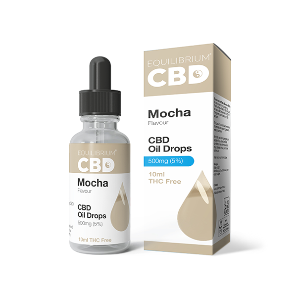 500mg Aceite de CBD Equilibrium 10ml - Sabor Moca