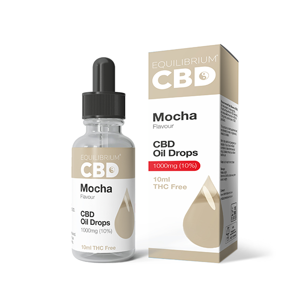 Equilibrium Mocha Flavour 1000mg CBD Oil - 10ml