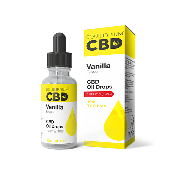 Equilibrium Vanilla Flavour 1000mg CBD Oil - 10ml