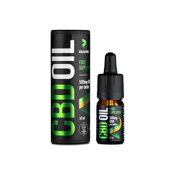 Reakiro 5% 500mg Full Spectrum CBD Oil - 10ml (BUY 1 GET 1 FREE)