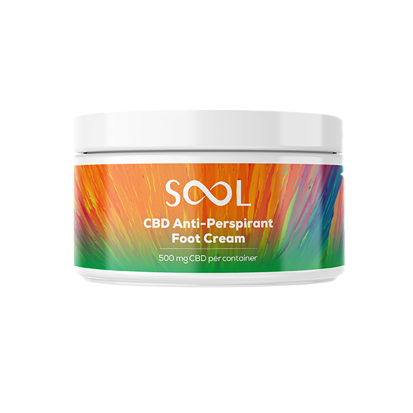 SOOL 500mg CBD Antiperspirant Foot Cream - 100ml (BUY 1 GET 1 FREE)