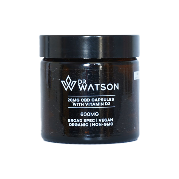 Dr Watson Cápsulas de CBD de 600 mg - 30 Cápsulas