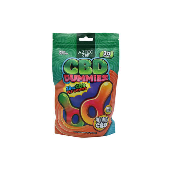 Aztec CBD 900mg Gummies - 150g - Shop Now At The CBD Hut 