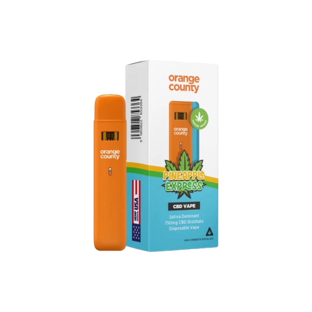 Orange County 750mg CBD Disposable Vape Pen - 1ml