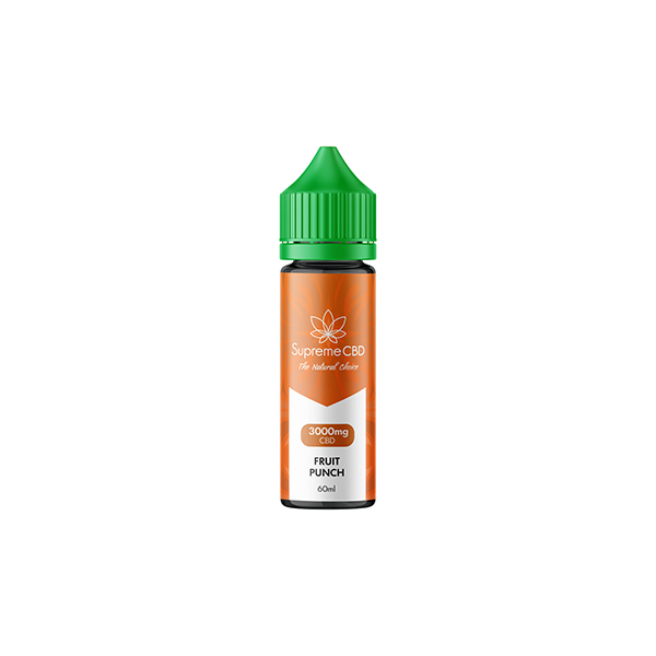 Supreme CBD 3000mg E-Liquid - 60ml (80PG/20VG) - Shop Now At The CBD Hut 