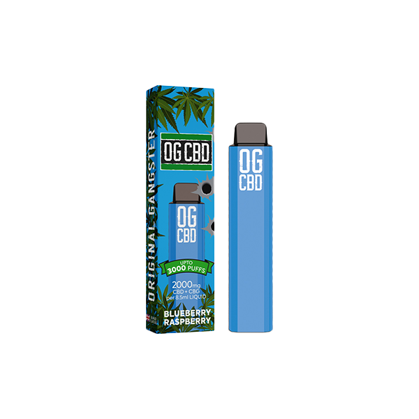 Darwin CBD OG CBD 2000mg Disposable Vape 3000 Puffs - Shop Now At The CBD Hut 