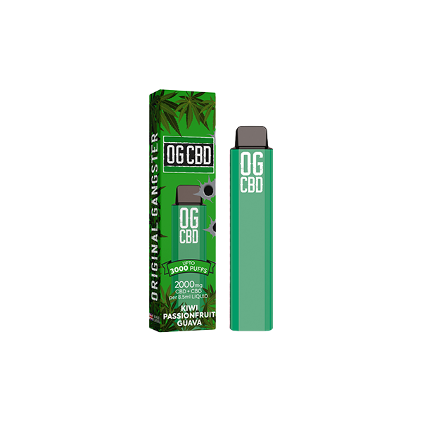 Darwin CBD OG CBD 2000mg Disposable Vape 3000 Puffs - Shop Now At The CBD Hut 