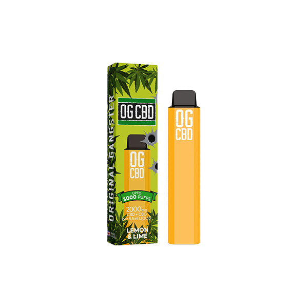 Darwin CBD OG CBD 2000mg Disposable Vape 3000 Puffs - Shop Now At The CBD Hut 