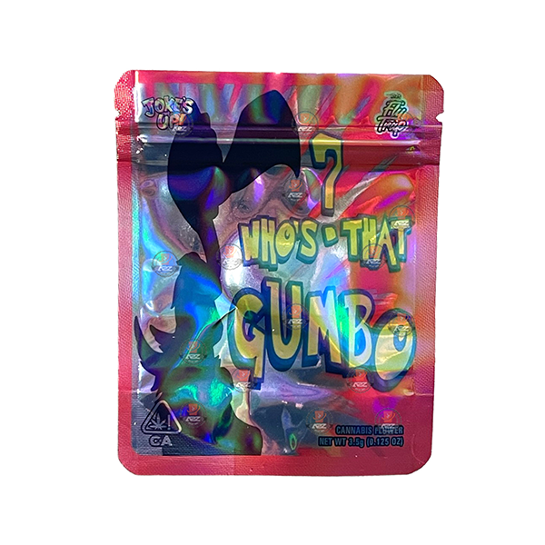 Gumbo Printed Large Mylar Zip Bag - 3.5g