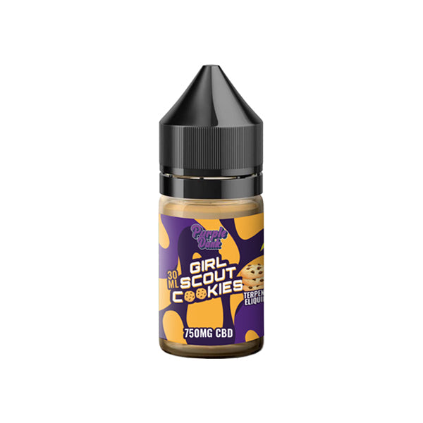 E-liquide CBD à spectre complet 750 mg infusé de terpènes Purple Dank 30 ml (ACHETER-EN 1, OBTENIR 1 GRATUIT)