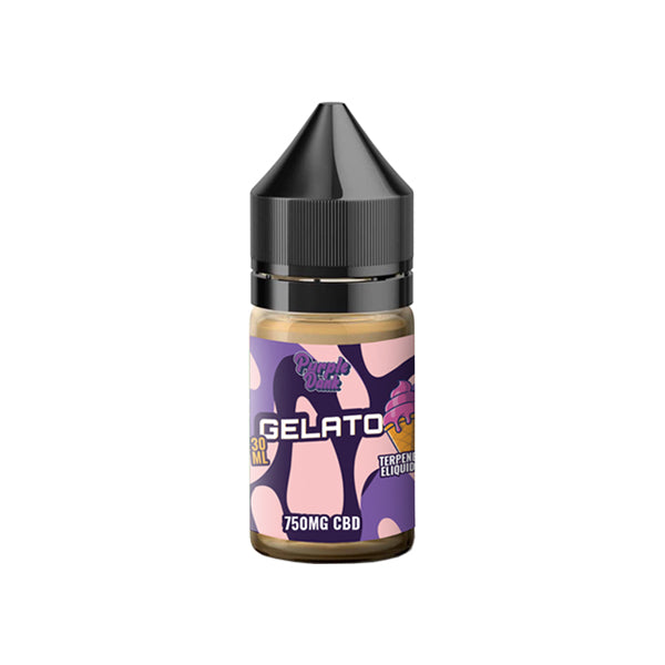 E-liquide CBD à spectre complet 750 mg infusé de terpènes Purple Dank 30 ml (ACHETER-EN 1, OBTENIR 1 GRATUIT)