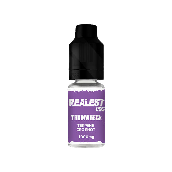 Realest CBD 1000mg Terpene Infused CBG Booster Shot - 10ml (BUY 1 GET 1 FREE) - Shop Now At The CBD Hut 