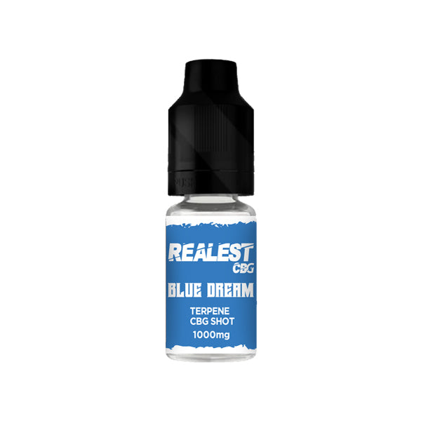 Realest CBD 1000 mg CBG Booster Shot infusé de terpènes 10 ml (ACHETER-EN 1, OBTENIR 1 GRATUIT)