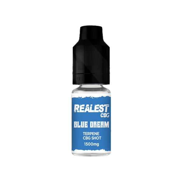 Realest CBD 1500 mg CBG Booster Shot infusé de terpènes 10 ml (ACHETER-EN 1, OBTENIR 1 GRATUIT)