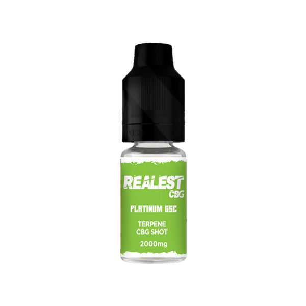 Realest CBD 2000 mg Infusión de refuerzo de CBG con infusión de terpeno 10 ml (COMPRAR 1 OBTENER 1 GRATIS)