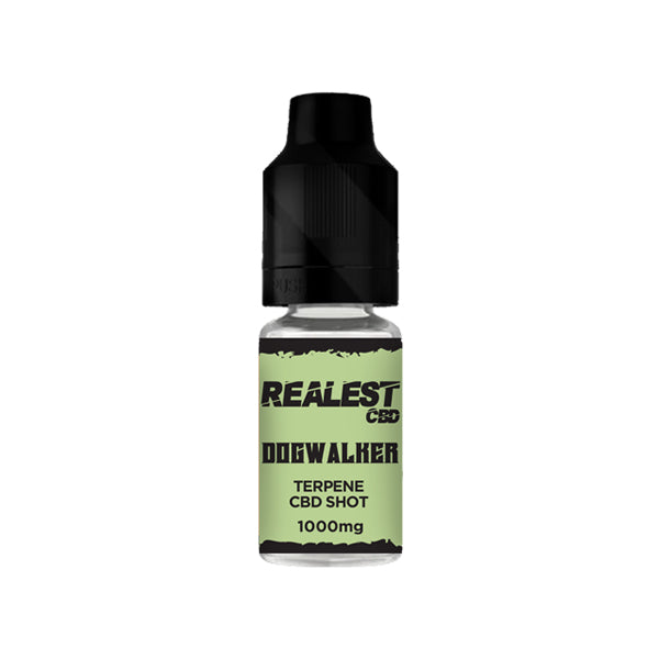 Realest CBD 1000 mg Booster Shot de CBD infusé de terpènes 10 ml (ACHETER-EN 1, OBTENIR 1 GRATUIT)