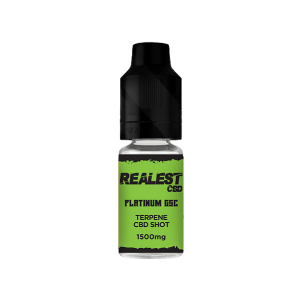 Realest CBD 1500 mg Infusión de refuerzo de CBD con infusión de terpenos 10 ml (COMPRAR 1 OBTENER 1 GRATIS)