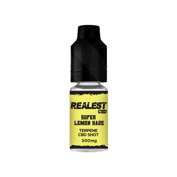 Realest CBD 500mg Terpene Infused CBD Booster Shot - 10ml (BUY 1 GET 1 FREE) - Shop Now At The CBD Hut 