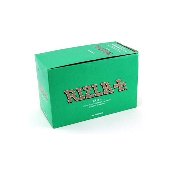 100 feuilles à rouler Rizla régulières vertes