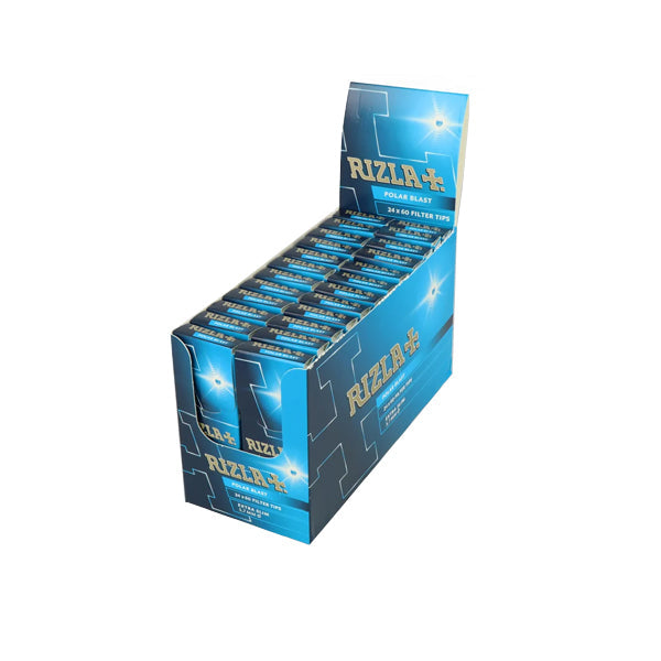 24 embouts de filtre Rizla Polar Blast Extra Slim Crushball