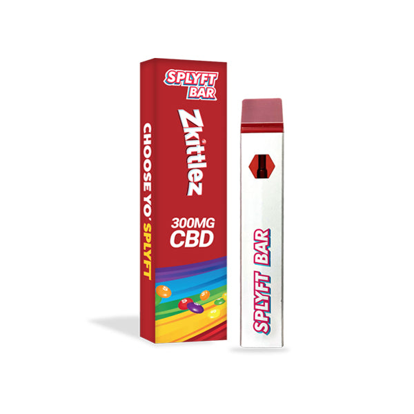 SPLYFT BAR Vape desechable de CBD de espectro completo de 300 mg - 12 sabores