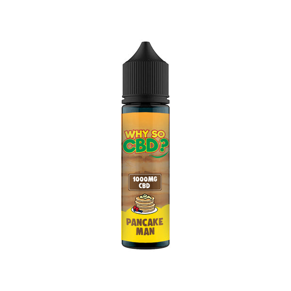 Why So CBD? 1000mg Full Spectrum CBD E-liquid - 60ml - Shop Now At The CBD Hut 