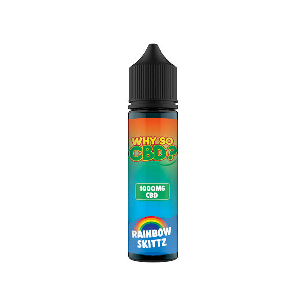 Why So CBD? 1000mg Full Spectrum CBD E-liquid - 60ml - Shop Now At The CBD Hut 