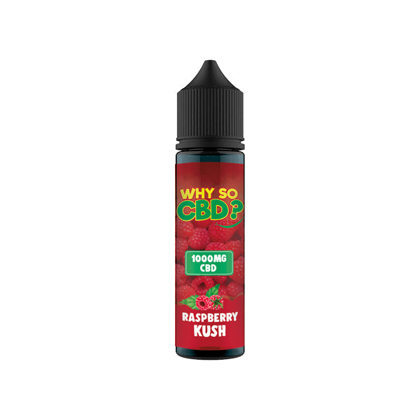 Why So CBD? 1000mg Full Spectrum CBD E-liquid - 60ml - Shop Now At The CBD Hut 