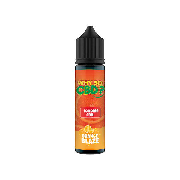 Why So CBD? 1000mg Full Spectrum CBD E-liquid - 60ml - Shop Now At The CBD Hut 