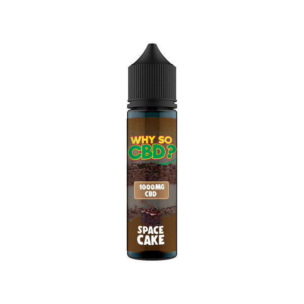 Why So CBD? 1000mg Full Spectrum CBD E-liquid - 60ml - Shop Now At The CBD Hut 