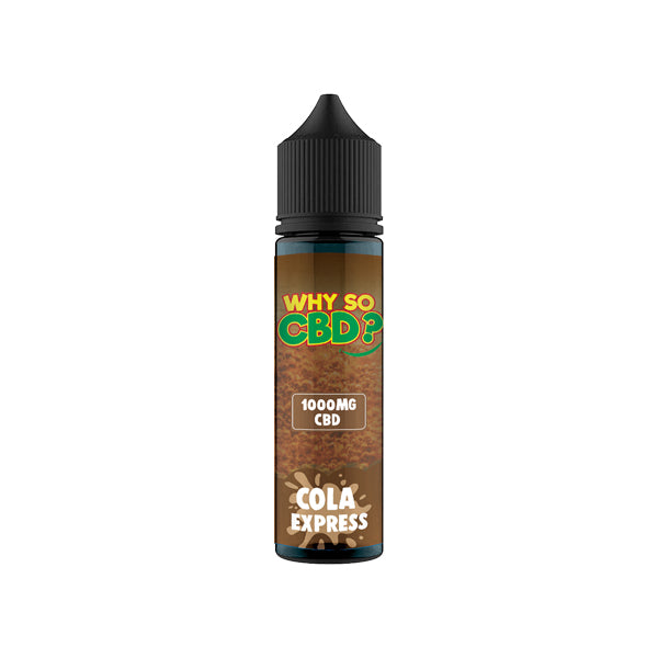 Why So CBD? 1000mg Full Spectrum CBD E-liquid - 60ml - Shop Now At The CBD Hut 